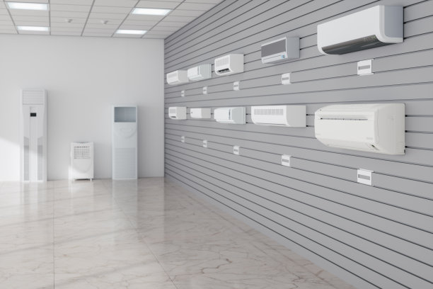 家电商场：各类型空调内景图片下载