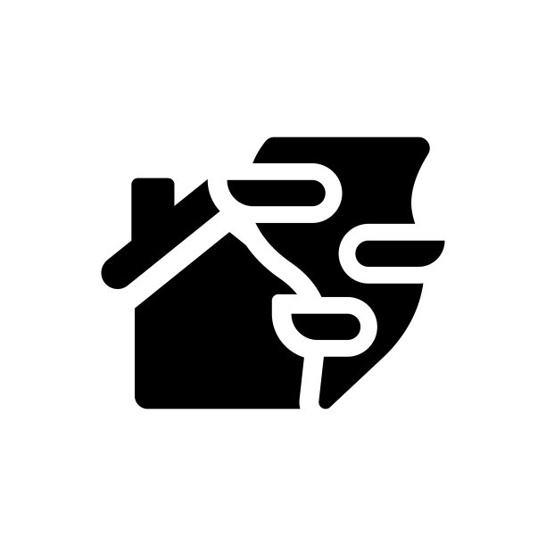 房屋龙卷风保险图标图片下载