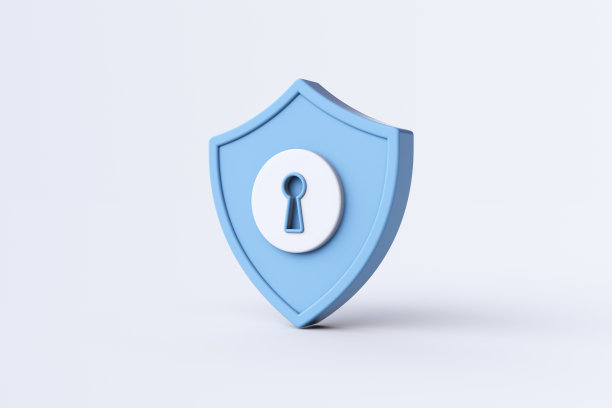 盾概念。3d渲染。图片下载