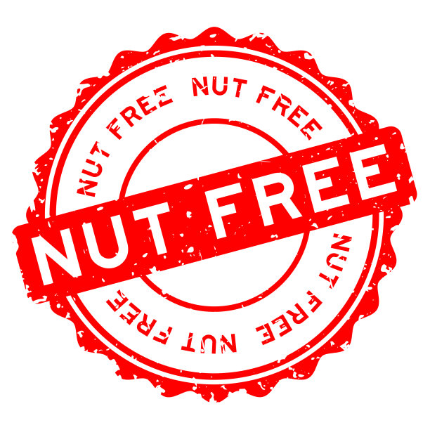 垃圾红螺母免费字圆形橡胶密封印章在白色背景图片下载