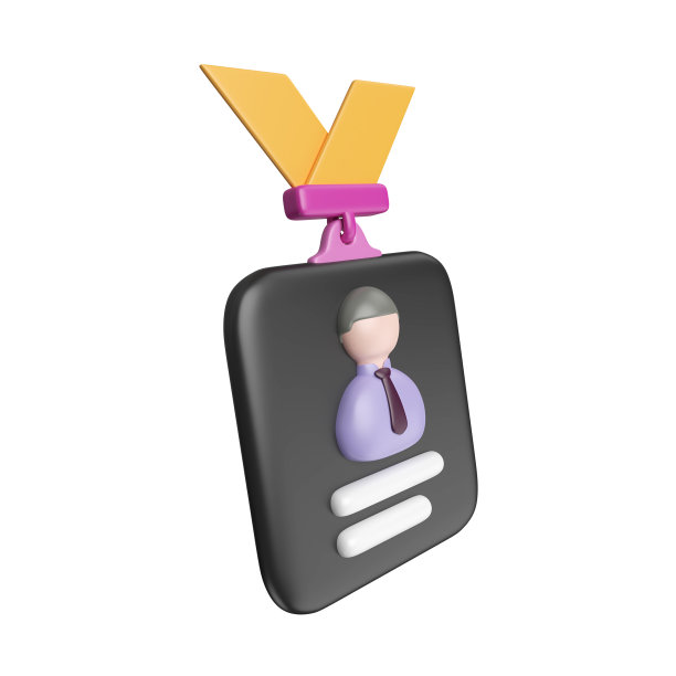 挂绳3D插图图标图片下载