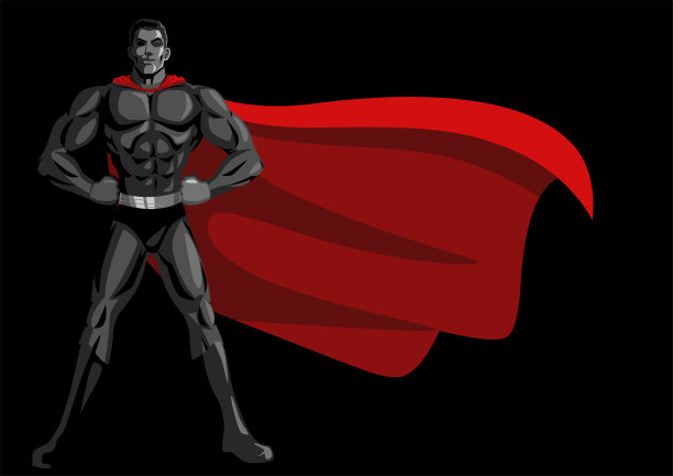 超级英雄双手叉腰图片下载