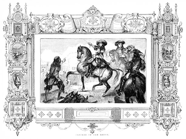 法国军队入侵荷兰，17世纪欧洲历史图片下载