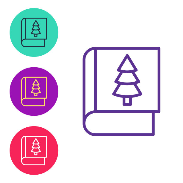 设置线圣诞书封面或传单模板图片下载