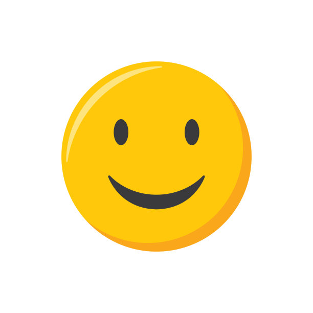 Emoji图标。快乐和微笑的表情符号矢量插图图片下载