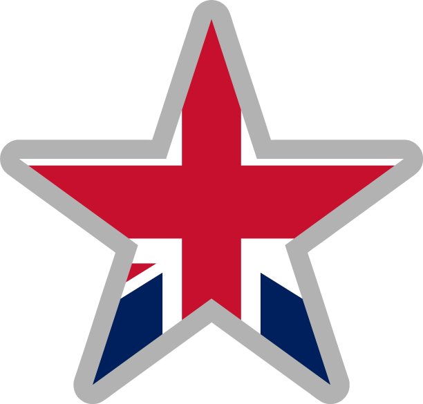 英格兰国旗图标矢量插图材料图片下载