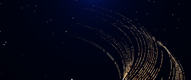 发光的光纤电缆。信息和数据通过网络流动。技术和信息传递的概念图片下载