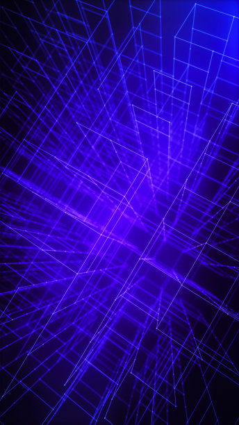 抽象技术紫色背景。抓取数据网络连接点，构建虚拟现实概念。图片下载