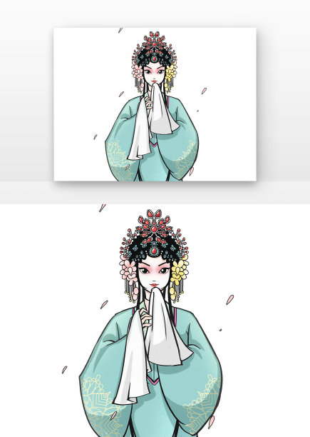 古风戏曲女孩人物图片下载