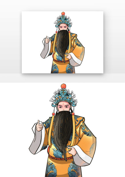 男子唱戏图片下载