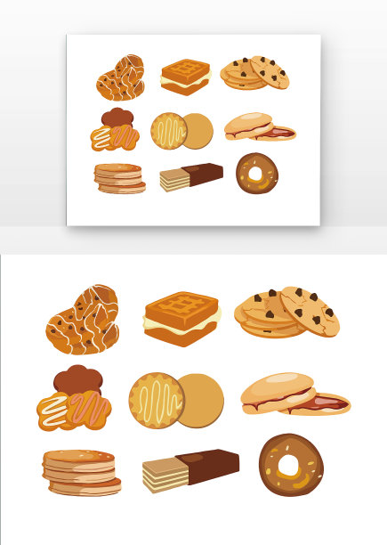 卡通饼干组合图片下载
