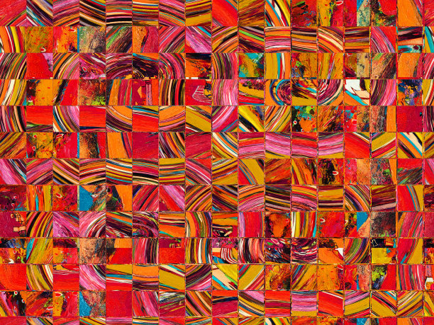 背景马赛克由水泥，大理石和装饰数字用途图片下载