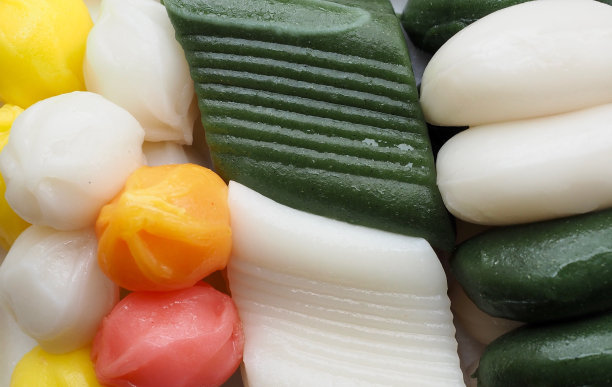 韩国食物松糕，年糕，秋食图片下载