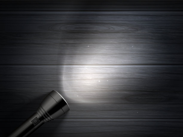 光束在木质背景上图片下载