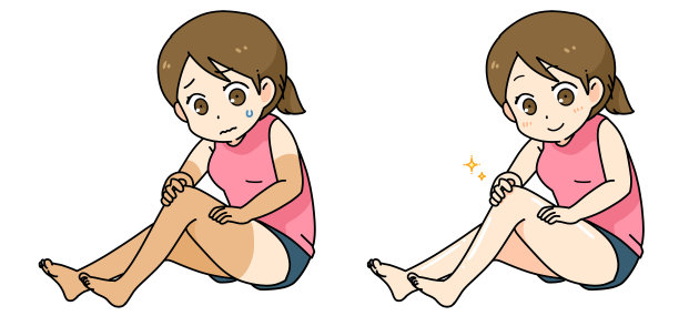 女人晒伤了图片下载