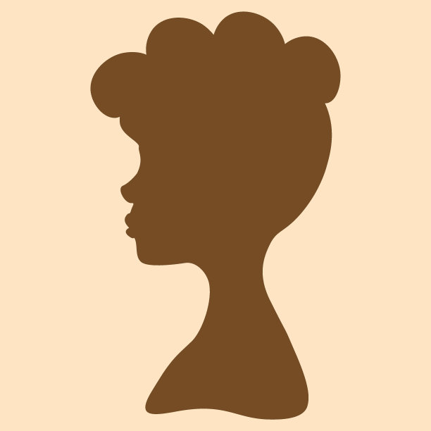 黑人女性一起剪影。非裔美国妇女平等，自由，公正。图片下载