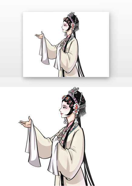 戏曲唱戏人物图片下载