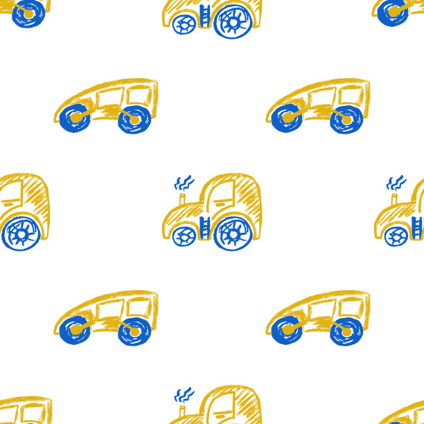 无缝模式。孩子们用蜡笔画画图片下载