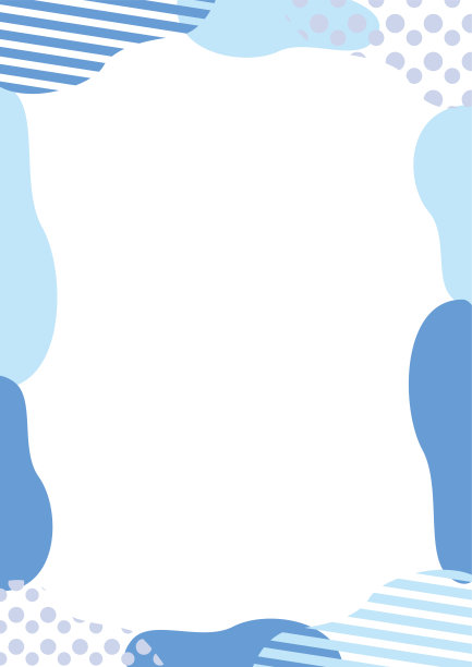 边框和点Blob帧和Background_Vertical_Blue图片下载