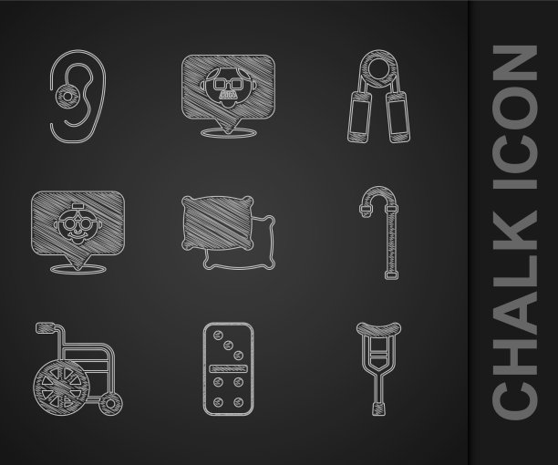 枕头套骨牌拐杖或拐杖走路图片下载