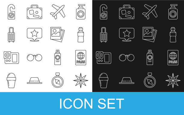 集行风玫瑰护照瓶水图片下载