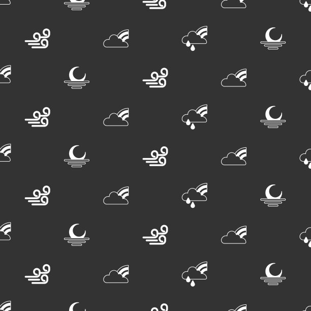 集彩虹与云雨夕阳多风图片下载