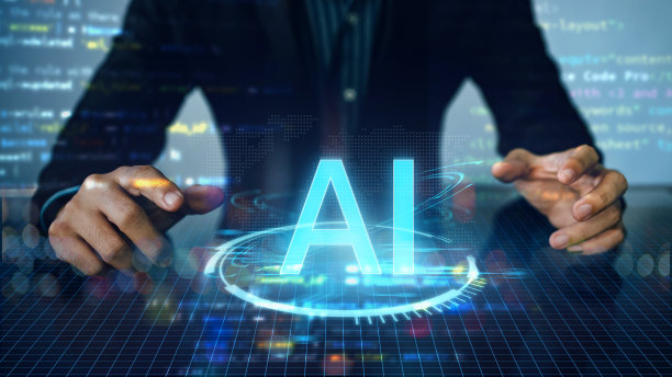 AI或人工智能机器学习大数据，物联网。现代计算机技术在数字化时代的数字化转型。未来的背景概念。图片下载