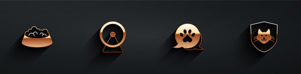 设置宠物食物碗猫或狗仓鼠轮图片下载