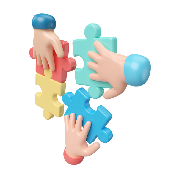 贡献3D插图图标图片下载