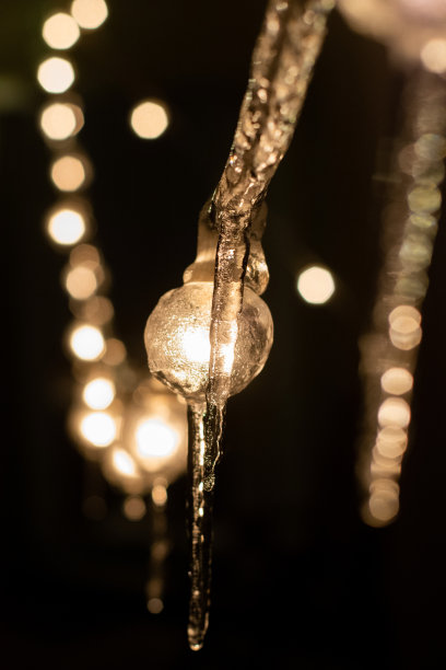 冻结的线形灯图片下载