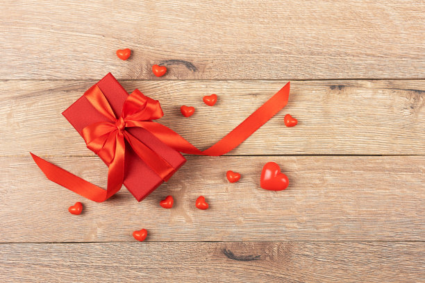 红色礼盒图片下载