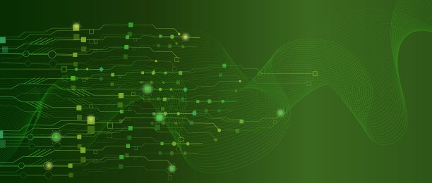 量子计算机技术的概念。未来电路板背景矢量。现代技术印刷电路板纹理背景设计。波浪在流动。量子爆炸图片下载