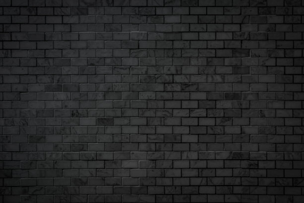 浴室采用深黑色陶瓷墙格子和地砖马赛克背景。设计砖墙图案几何与网格墙纸纹理装饰。简单无缝抽象表面垃圾。图片下载