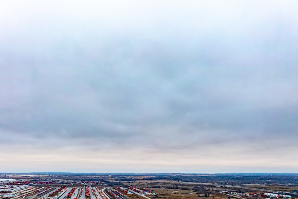 加拿大克莱因堡的加拿大太平洋铁路公司沃恩联运码头图片下载