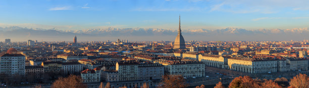 都灵的天际，全景图片下载