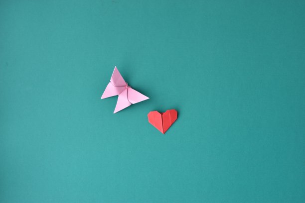 折纸爱情和蝴蝶图片下载