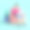 有创意的女人坐在家里用笔记本电脑工作的3D插图。在线教育，远程工作，市场营销，博客和社交媒体概念。在彩色背景上渲染图像。图片下载