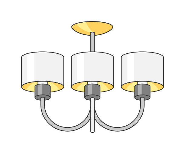 吊灯电气照明图片下载