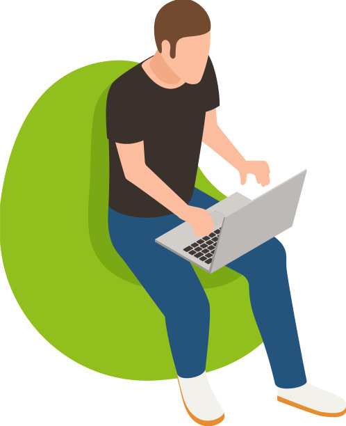 社交媒体等距图标图片下载