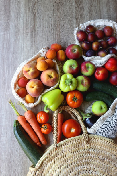 袋装各种健康食品图片下载