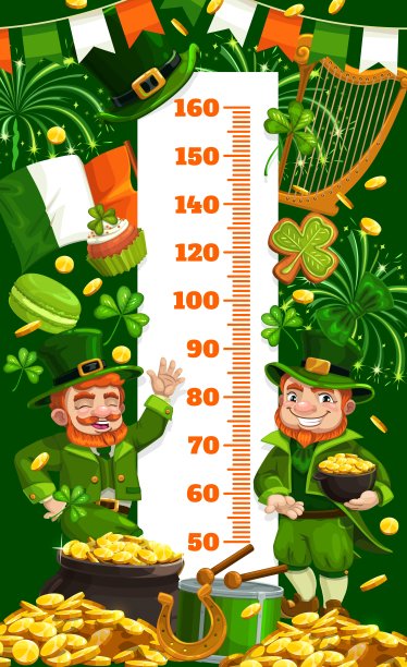 孩子身高图。金色的卡通小精灵图片下载