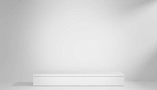 讲台最小的几何白色和金色图片下载