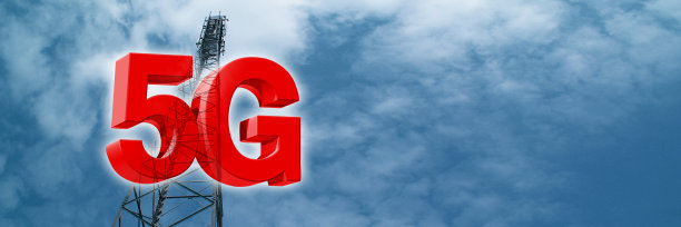 未来技术概念5G网络系统和互联网。三维演示图片下载