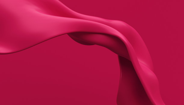 摘要viva品红，漩涡波背景。用于美容和化妆品的流动液体。2023年时尚。图片下载