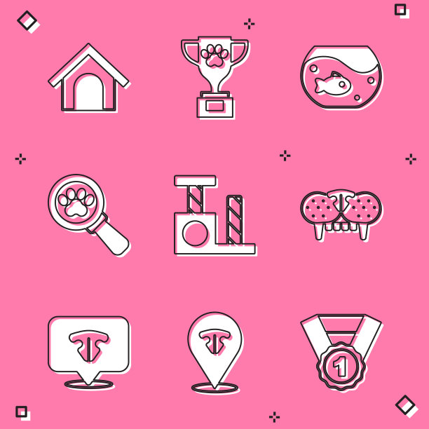 设置狗屋宠物奖水族馆与鱼图片下载