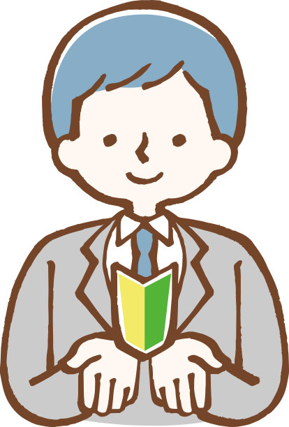 没有经验的初学者马克男性插图图片下载