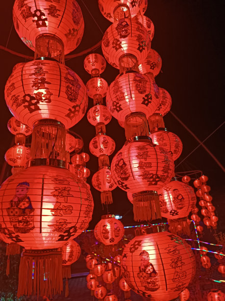 中国新年节日传统灯笼图片下载