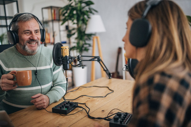 播客，现场广播采访图片下载