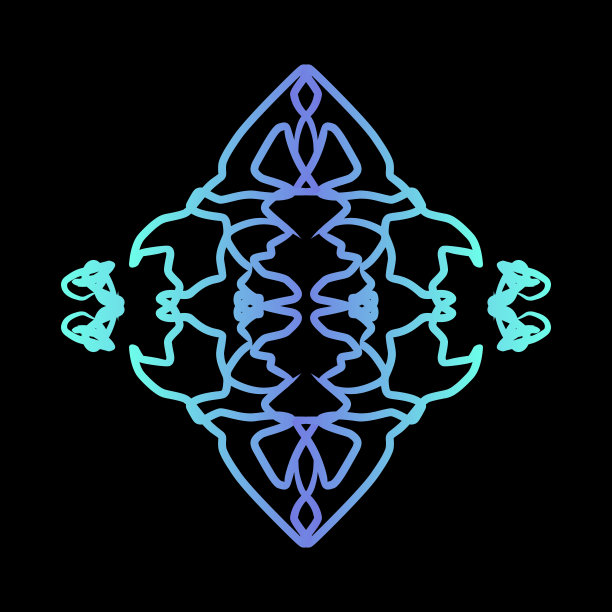 黑色背景下的装饰图片下载