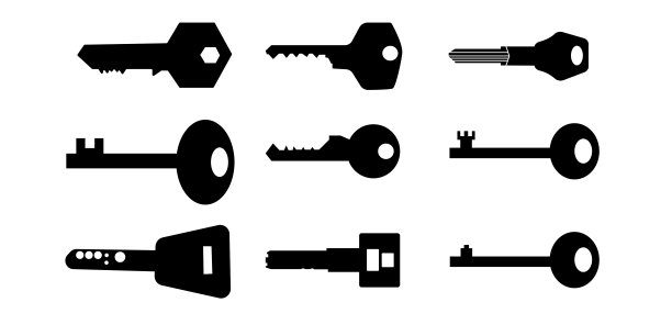门键设置平面图标图片下载